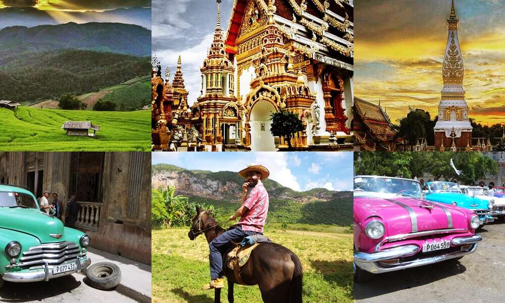Cuba et la Thaïlande en tête des recherches touristiques Cuba et la Thaïlande en tête des recherches touristiques