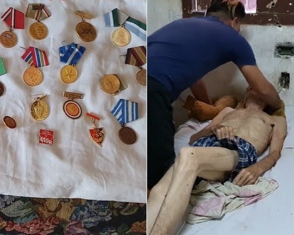 la dure réalité d'un ancien combattant à Cuba