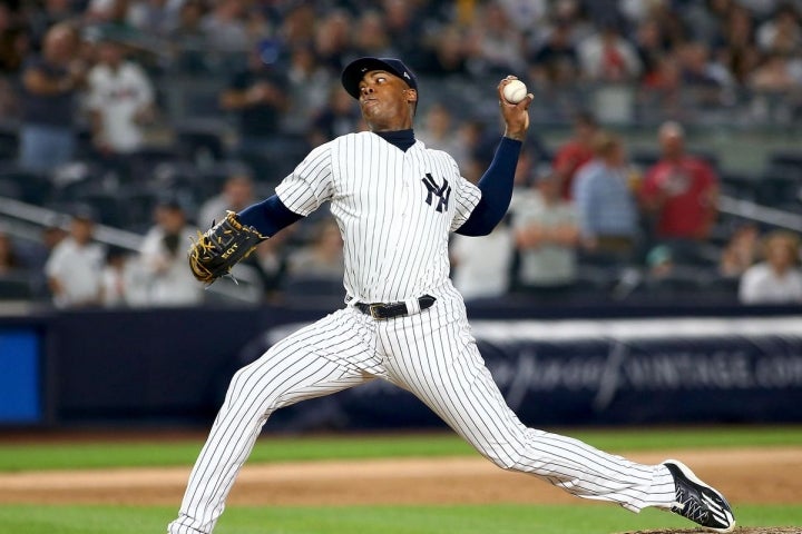 Aroldis Chapman met le feu au "Cooperstown Hall of Fame" Aroldis Chapman met le feu au "Cooperstown Hall of Fame"