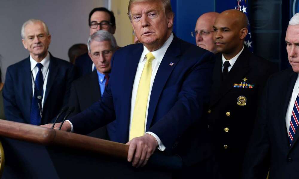 Aux Etats-Unis, Donald Trump à l’épreuve du coronavirus Aux Etats-Unis, Donald Trump à l’épreuve du coronavirus
