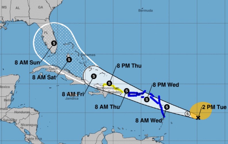 Un cyclone tropical potentiel pourrait frapper la Floride le week-end prochain Un cyclone tropical potentiel pourrait frapper la Floride le week-end prochain