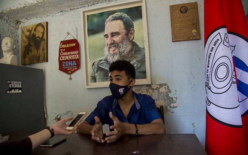 Oscar Águila Sarduy, le garçon qui préside une CDR