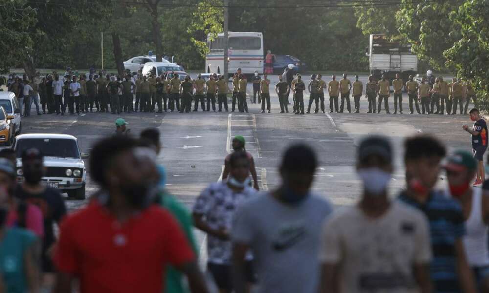 Manifestations inédites à Cuba contre le gouvernement Manifestations inédites à Cuba contre le gouvernement