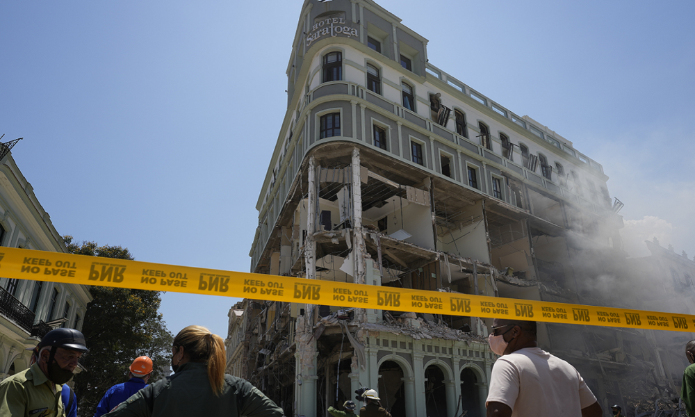Explosion à Cuba: une vidéo montre les conséquences de l’explosion de l’hôtel Saratoga alors que le nombre de morts s’élève à 30 Explosion à Cuba: une vidéo montre les conséquences de l’explosion de l’hôtel Saratoga alors que le nombre de morts s’élève à 30