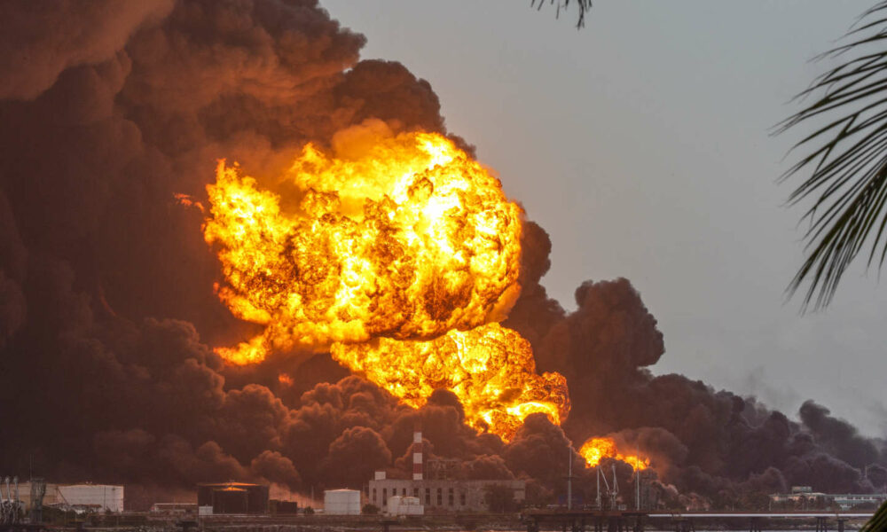 Cuba : l’incendie d’un dépôt pétrolier toujours hors de contrôle